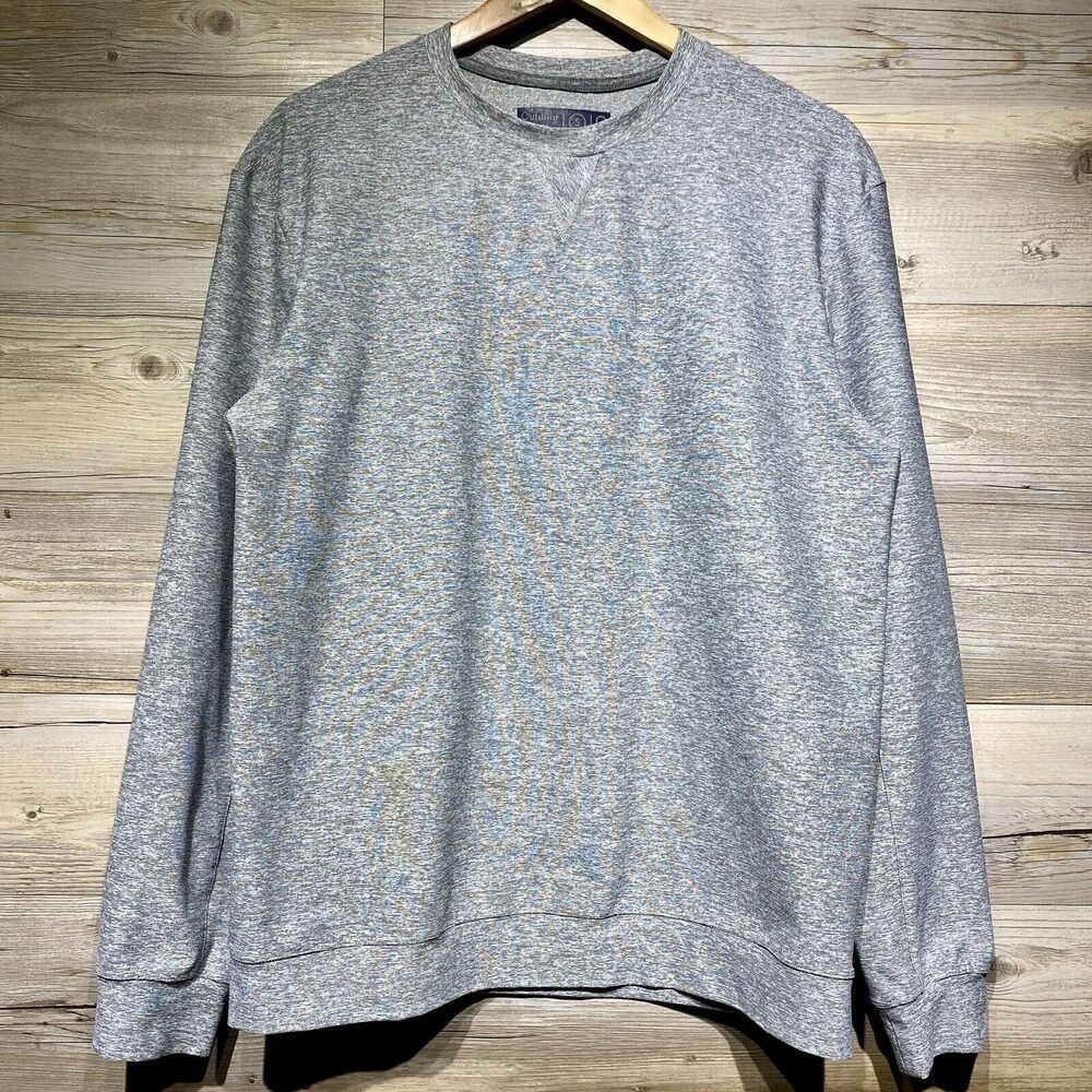 Outdoor Voices Mens Small Sweatshirt Heather Gray Performance Pullover Shirt